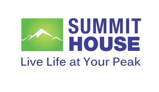SUMMIT HOUSE LIVE LIFE AT YOUR PEAK logo