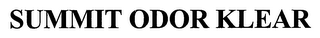 SUMMIT ODOR KLEAR logo