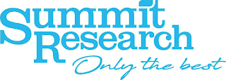 SUMMIT RESEARCH ONLY THE BEST logo