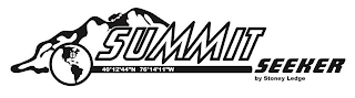 SUMMIT SEEKER BY STONEY LEDGE 40 12'44"N 76 14'11'W logo