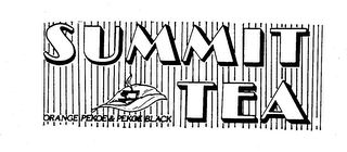 SUMMIT TEA ORANGE PEKOE & PEKOE BLACK logo