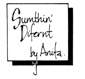 SUMTHIN' DIFERNT BY ANITA logo