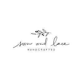 SUN AND LACE HANDCRAFTED logo
