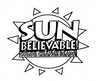 SUN BELIEVABLE! COLOR CHANGE BEADS! logo