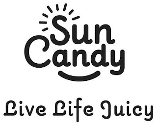SUN CANDY LIVE LIFE JUICY logo