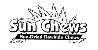 SUN CHEWS SUN DRIED RAWHIDE CHEWS logo