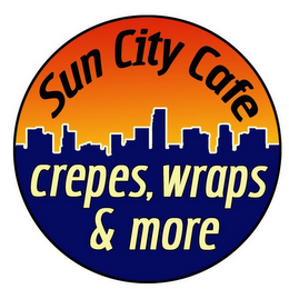 SUN CITY CAFE CREPES, WRAPS & MORE logo