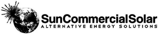 SUN COMMERCIAL SOLAR ALTERNATIVE ENERGY SOLUTIONS logo