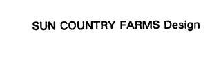 SUN COUNTRY FARMS DESIGN logo