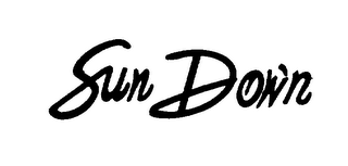 SUN DOWN logo