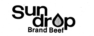 SUN DROP BRAND BEEF logo