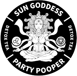 SUN GODDESS PARTY POOPER DETOX TEA DETOX TEA logo