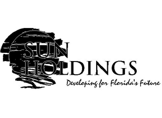 SUN HOLDINGS DEVELOPING FOR FLORIDA'S FUTURE logo
