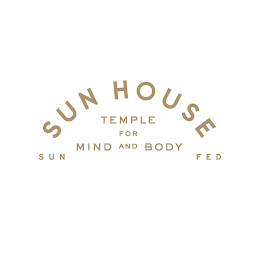 SUN HOUSE TEMPLE FOR MIND AND BODY SUN FED logo