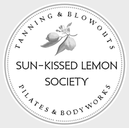SUN-KISSED LEMON SOCIETY TANNING & BLOWOUTS PILATES & BODYWORKS logo
