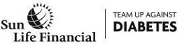 SUN LIFE FINANCIAL TEAM UP AGAINST DIABETES logo