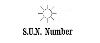 S.U.N. NUMBER logo