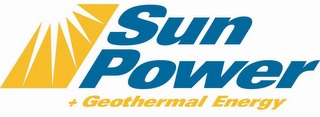 SUN POWER + GEOTHERMAL ENERGY logo