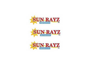 SUN RAYZ CORPORATION SUN RAYZ BEVERAGES SUN RAYZ PRODUCTS logo