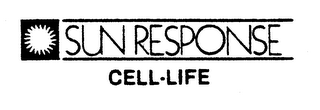 SUN RESPONSE CELL LIFE logo