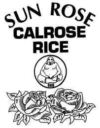 SUN ROSE CALROSE RICE 888 logo