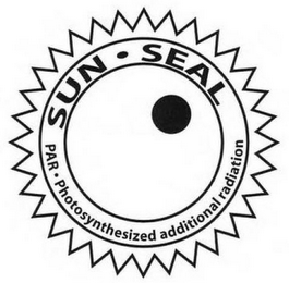SUN SEAL PAR · PHOTOSYNTHESIZED ADDITIONAL RADIATION logo
