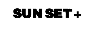 SUN SET + logo