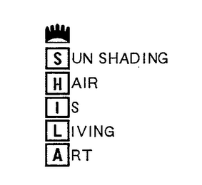 SUN SHADING HAIR IS LIVING ART logo