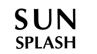 SUN SPLASH logo