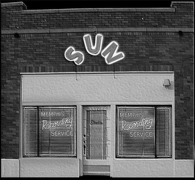 SUN STUDIO MEMPHIS RECORDING SERVICE