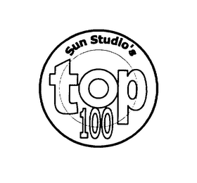 SUN STUDIO'S TOP 100 logo