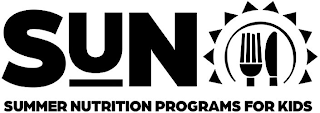 SUN SUMMER NUTRITION PROGRAMS FOR KIDS logo