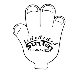 SUN TAN HAND logo