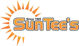 SUN TEE'S SINCE 1995 logo