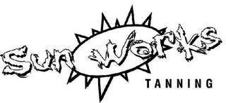 SUN WORKS TANNING logo