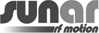 SUNAR RF MOTION logo