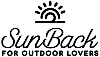 SUNBACK FOR OUTDOOR LOVERS logo