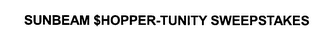 SUNBEAM SHOPPER-TUNITY SWEEPSTAKES logo