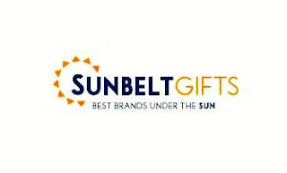 SUNBELTGIFTS BEST BRANDS UNDER THE SUN logo