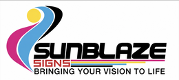 SUNBLAZE SIGNS BRINGING YOUR VISION TO LIFE logo