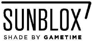 SUNBLOX SHADE BY GAMETIME logo