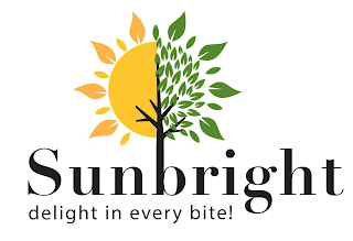 SUNBRIGHT DELIGHT IN EVERY BITE! logo
