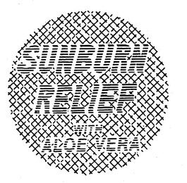 SUNBURN RELIEF WITH ALOE VERA logo