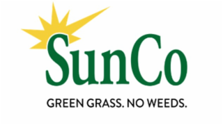 SUNCO GREEN GRASS. NO WEEDS.
