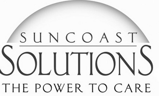 SUNCOAST SOLUTIONS THE POWER TO CARE logo