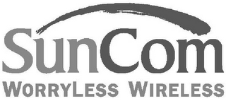 SUNCOM WORRYLESS WIRELESS logo