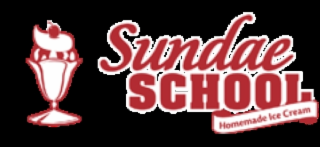 SUNDAE SCHOOL HOMEMADE ICE CREAM logo