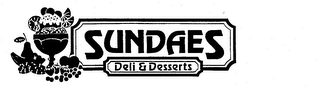 SUNDAES DELI & DESSERTS logo