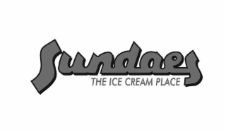 SUNDAES THE ICE CREAM PLACE logo
