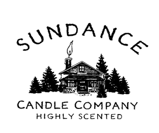 SUNDANCE CANDLE COMPANY HIGHLY SCENTED logo